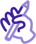 logo ruky tvořené písmeny m a š